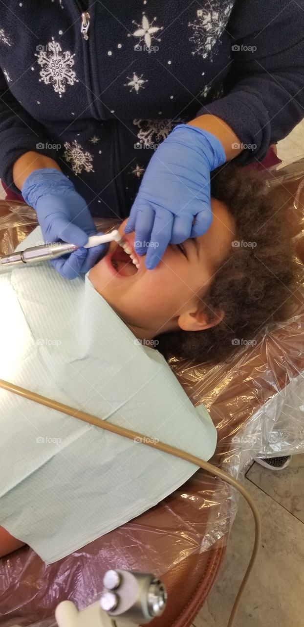 Child Dental Checkup Teeth Cleaning