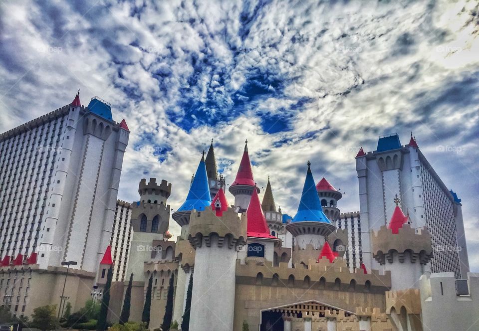 Cloudy day in Las Vegas. 