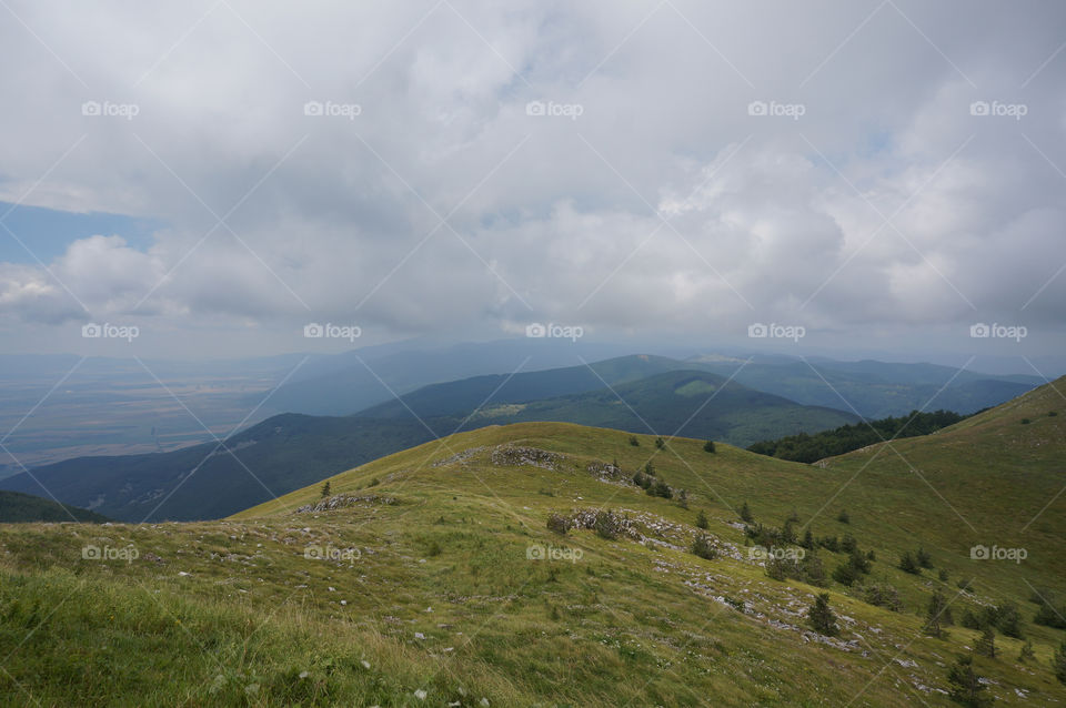 Balkan mountains landscape