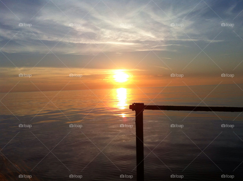 ocean sweden sunset sun by lenah