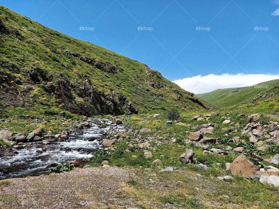 The mountains of Armenia