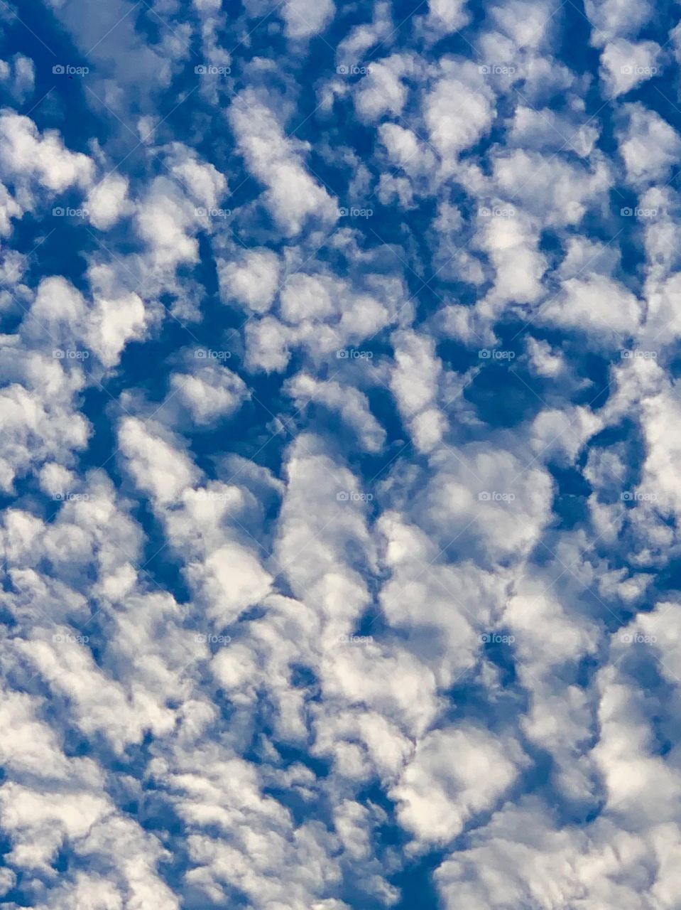 clouds over a blue sky