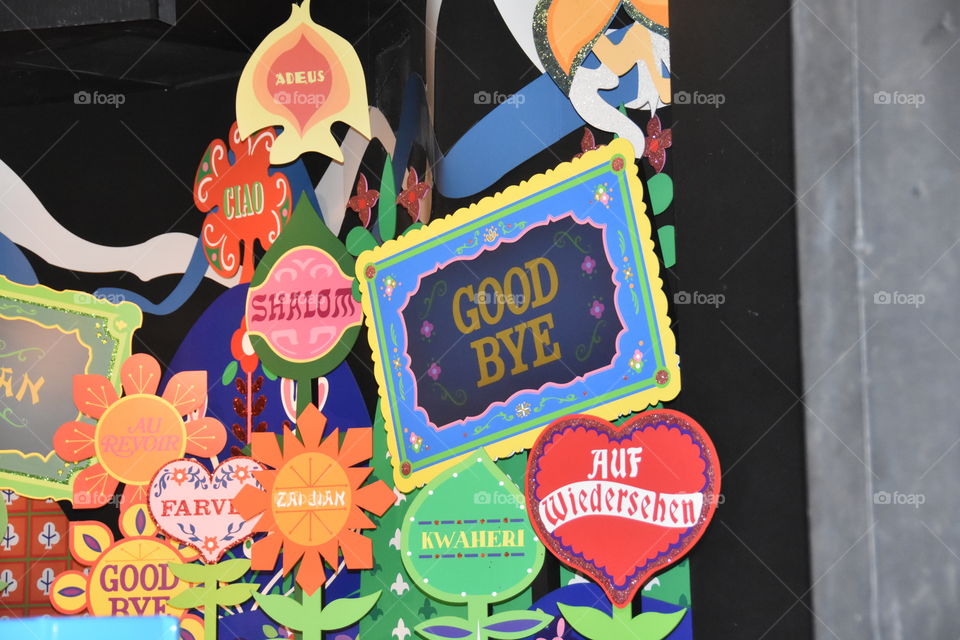 Goodbye in many languages