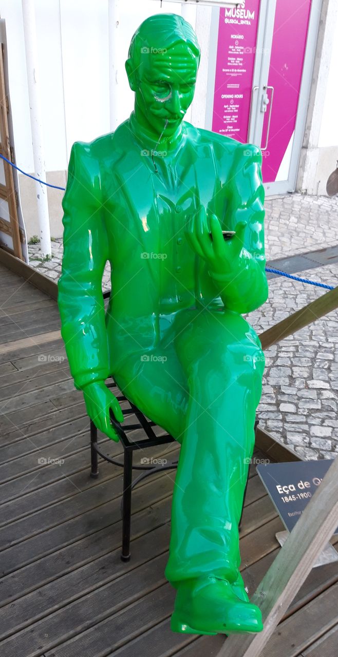 funny statue in Sintra