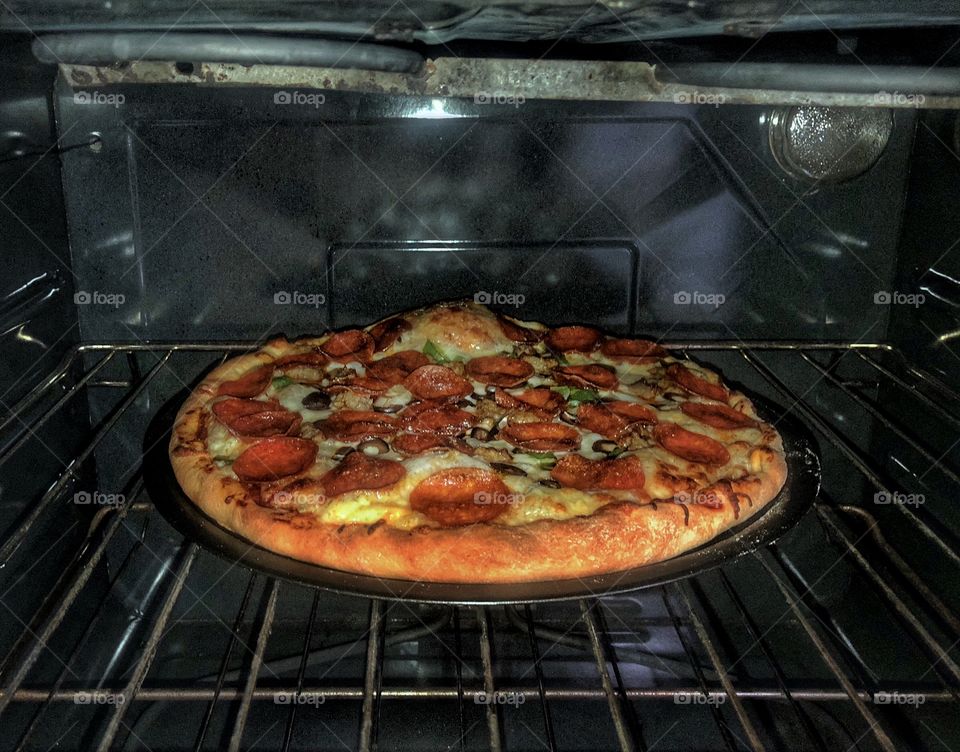 Baking Homemade Pizza