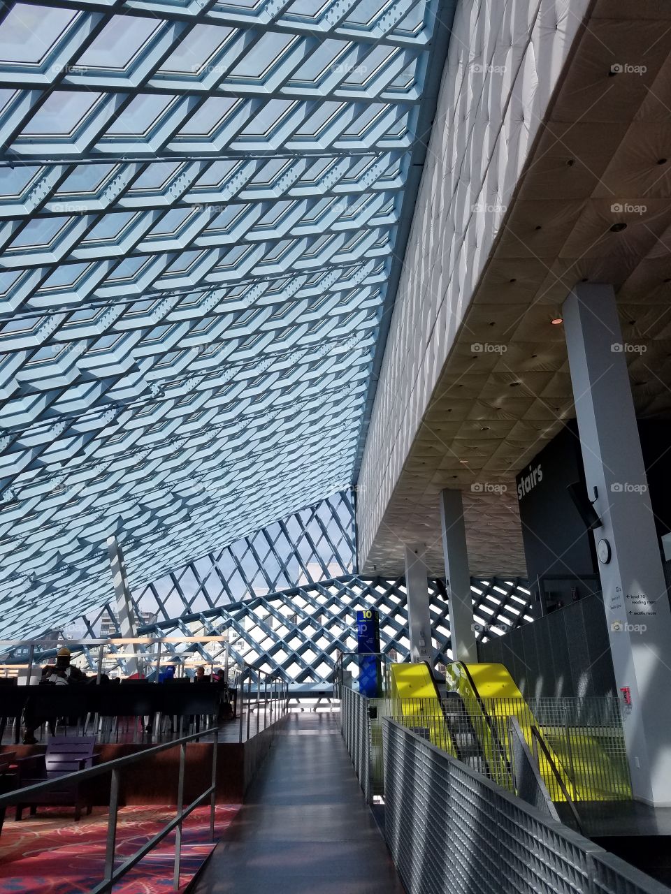 ceiling at Seattle Public Library