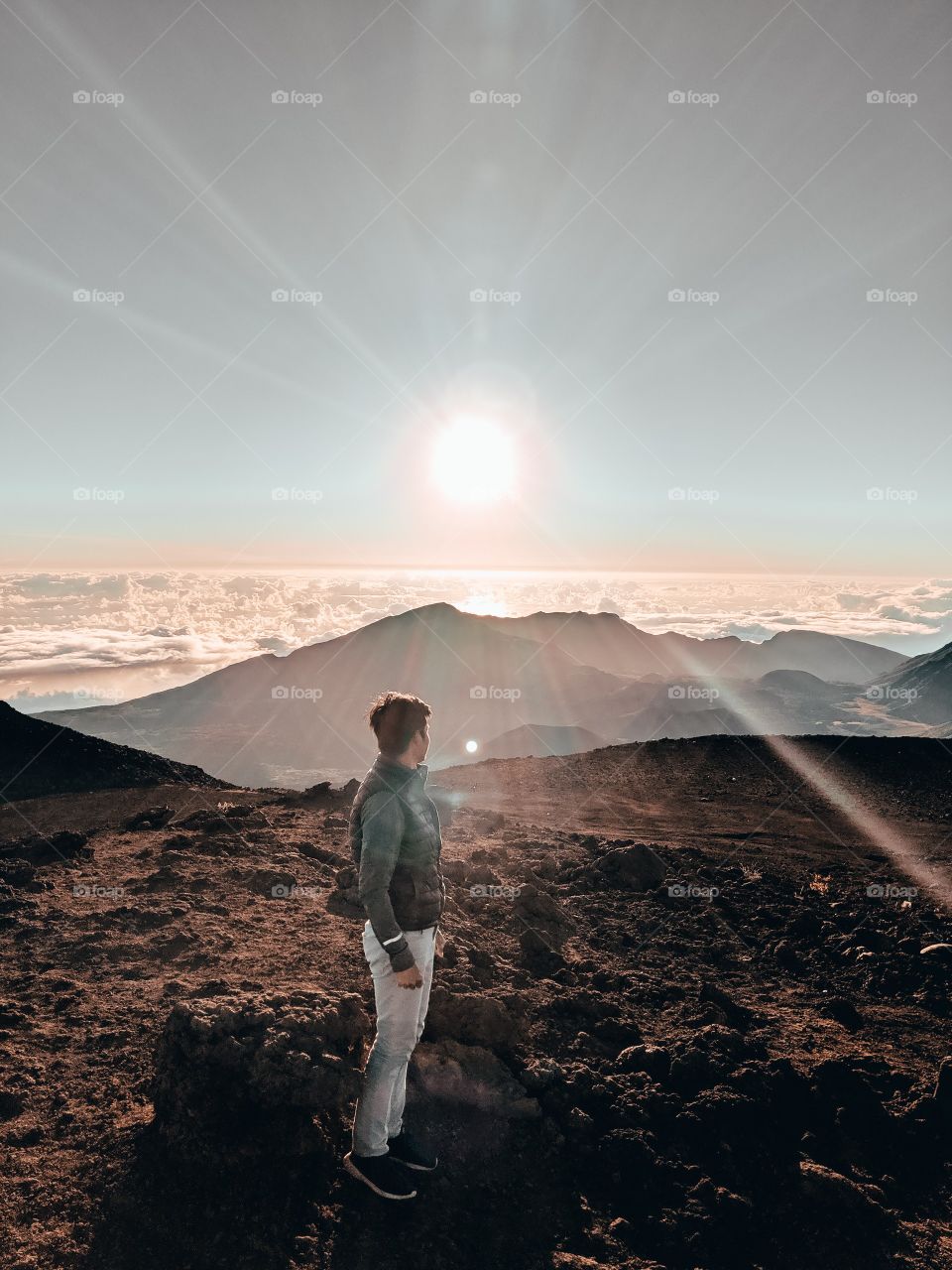 Sunrise in Haleakala National Park