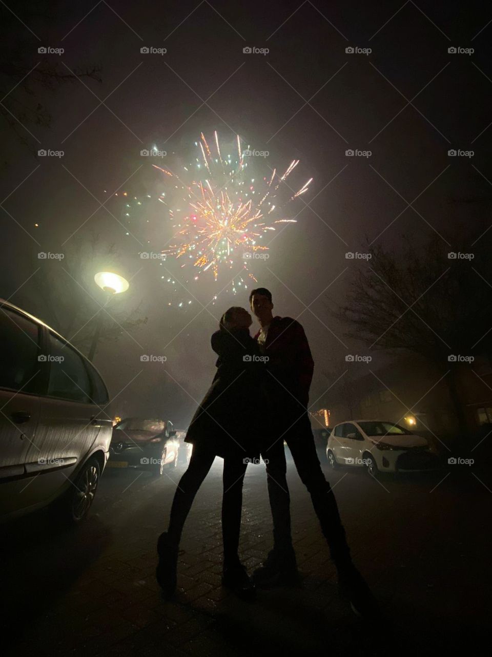 dark firework couple