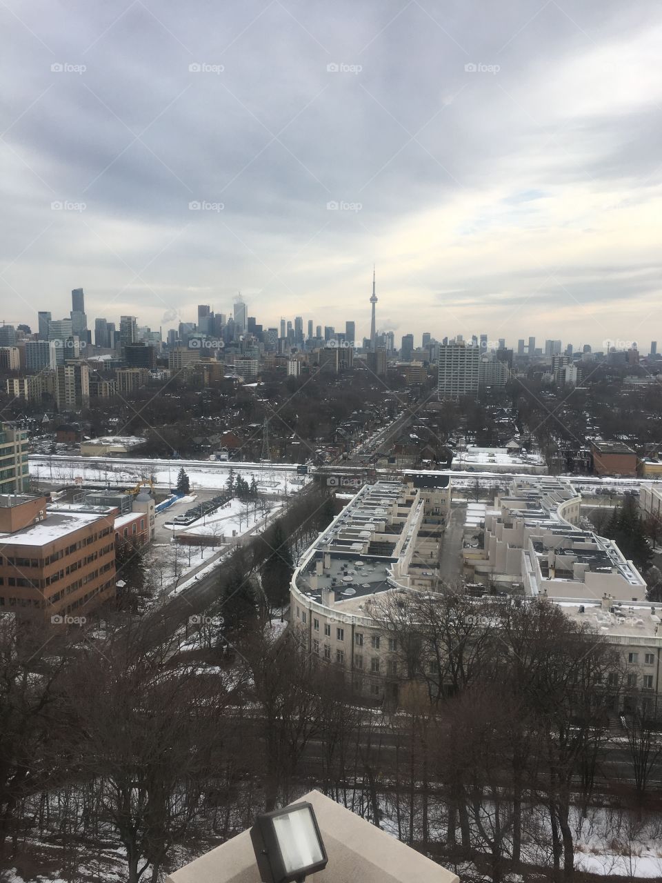 Toronto view from Casa Loma tower