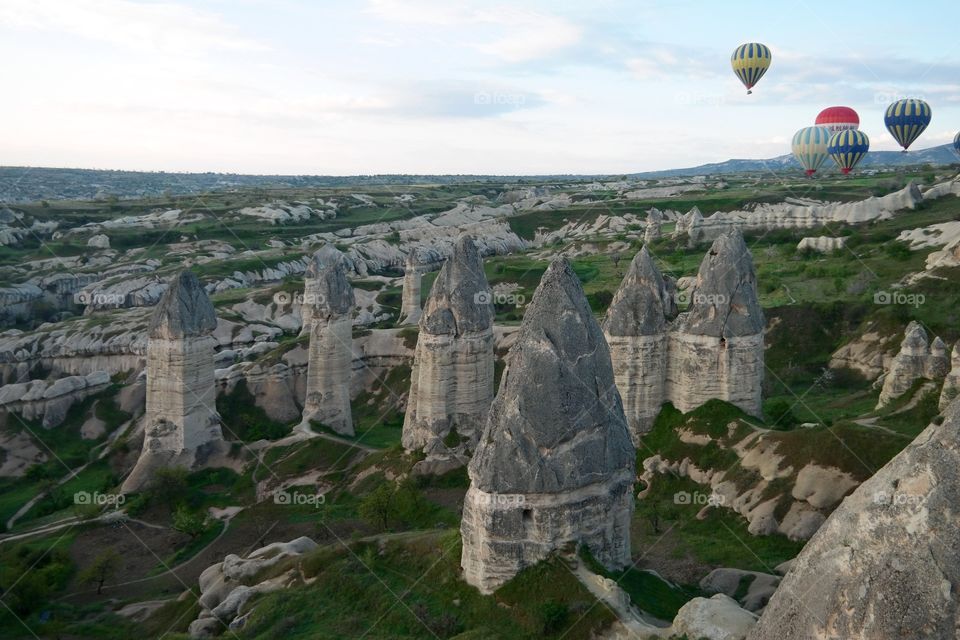 Fairy chimneys . Pic taken in Goreme,Turkey (May, 2015).