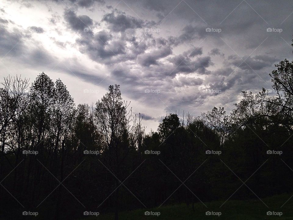 Storm clouds