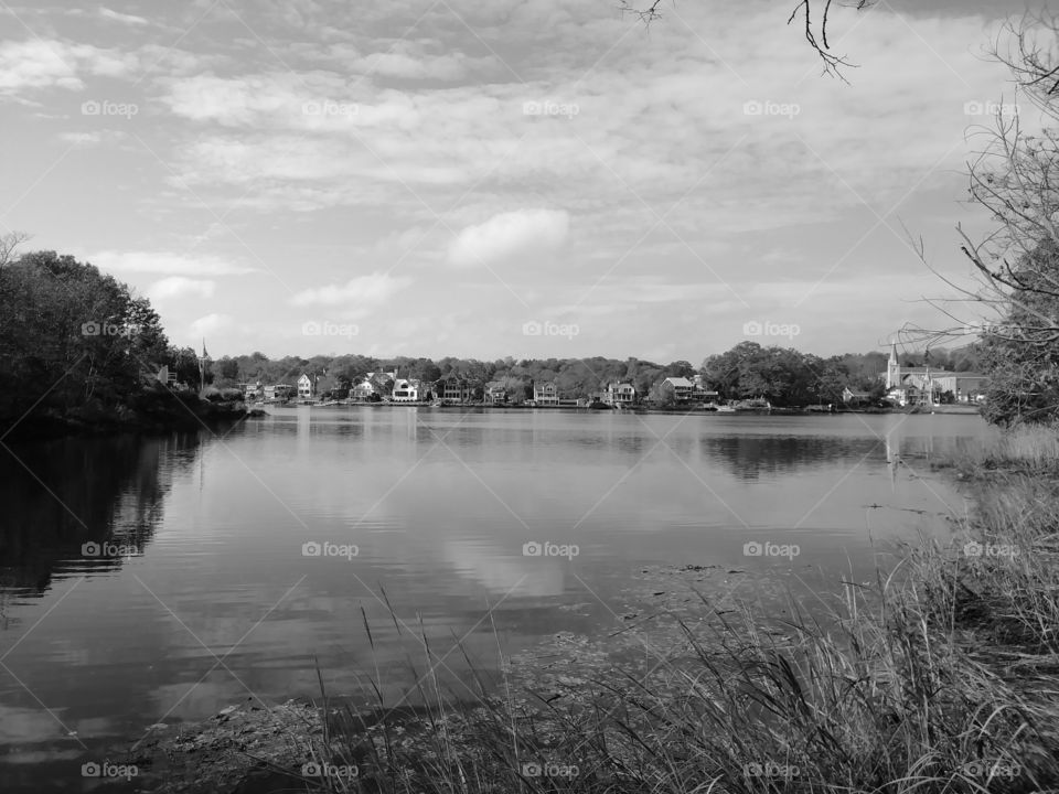 River bw
