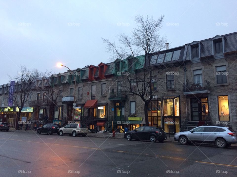 Street in Montreal