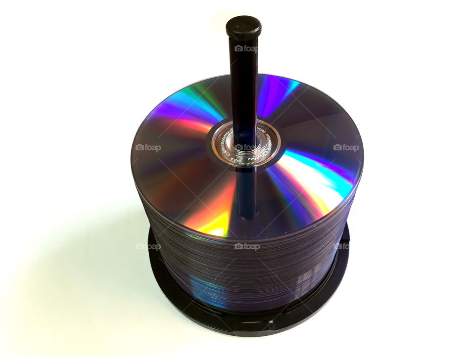 CD DVD Pile
