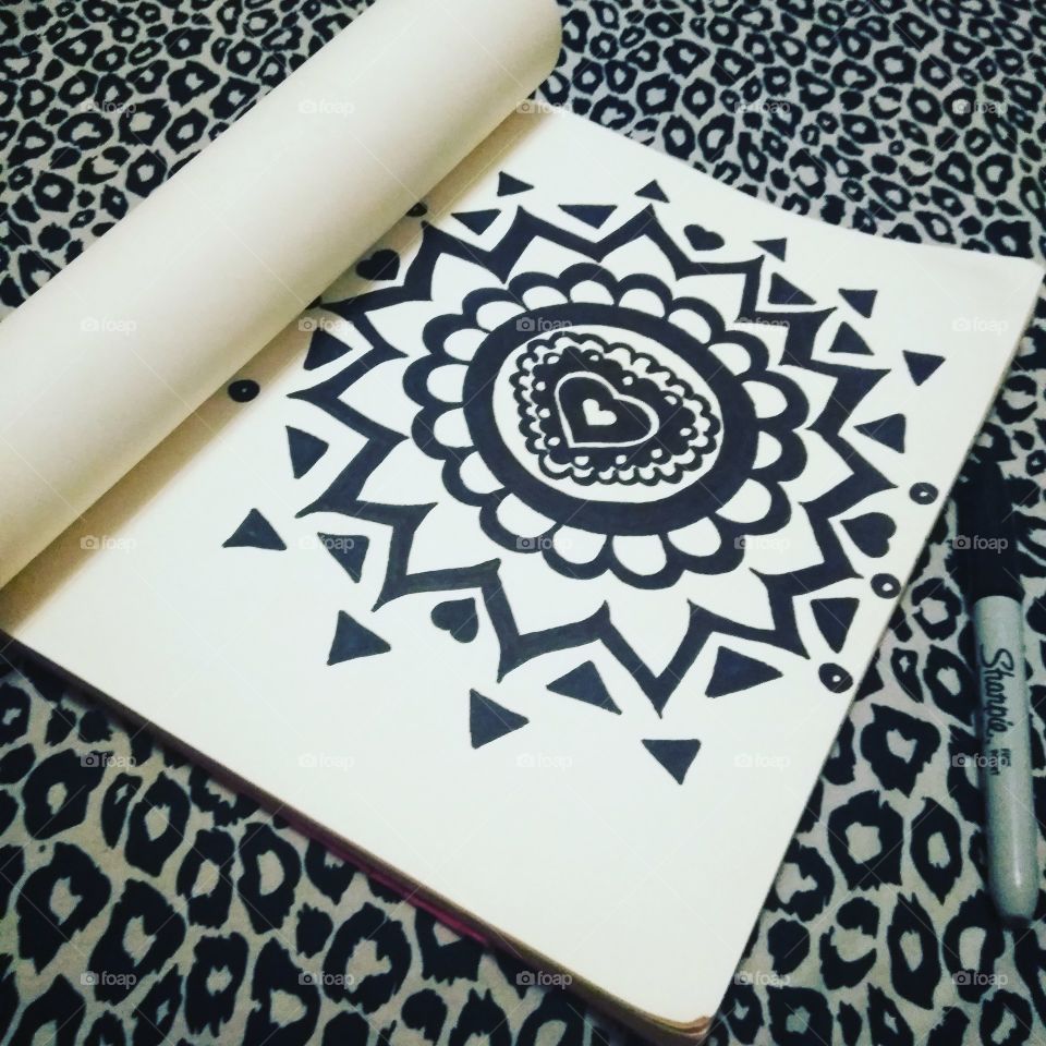 practicing these mandalas for my henna.