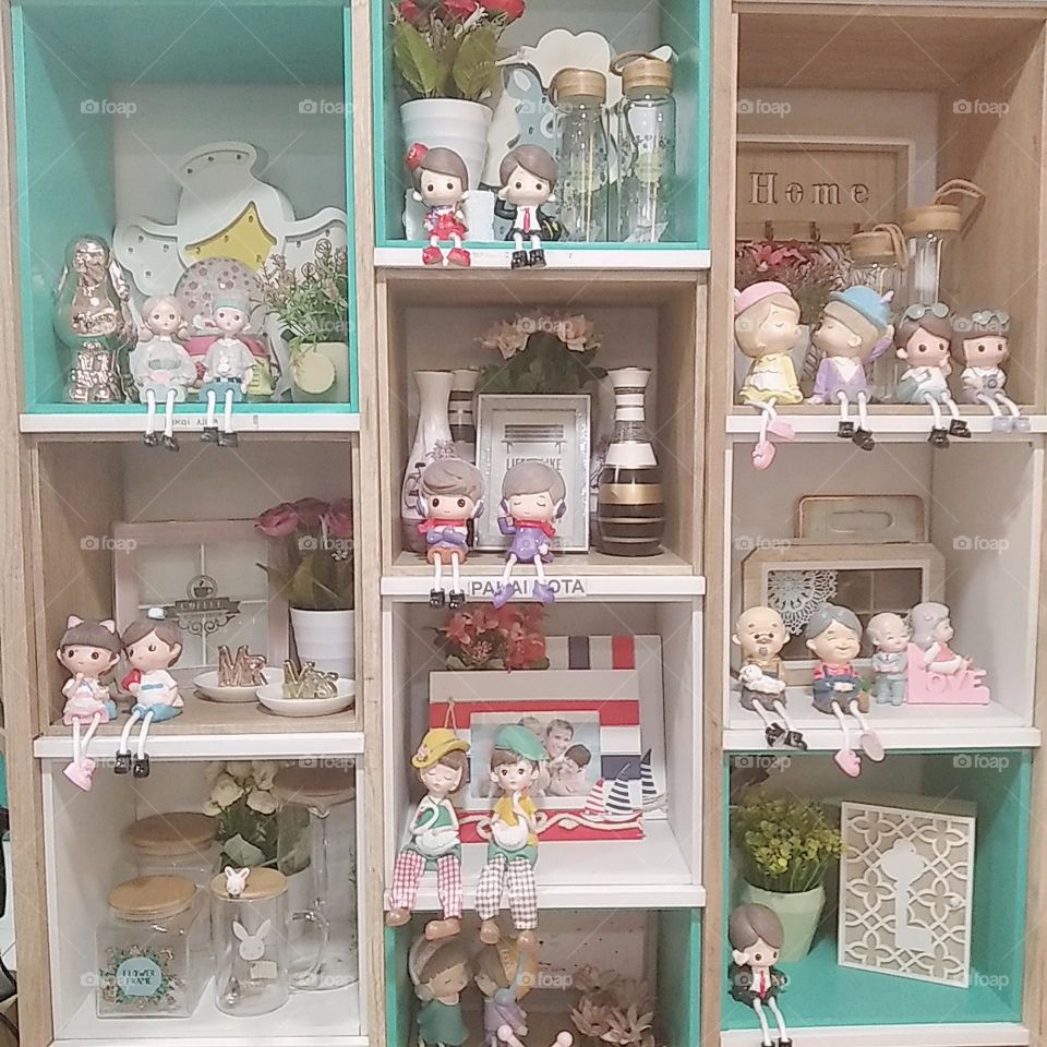 Doll display cupboard