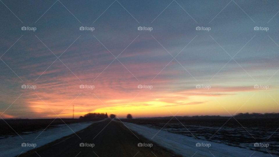 Sunset, Dawn, Water, Dusk, Landscape