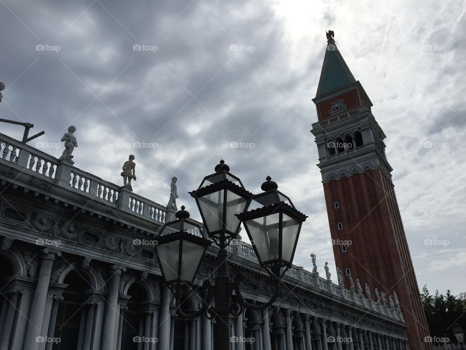 Detail of Venice buildings at Italia in miniatura park