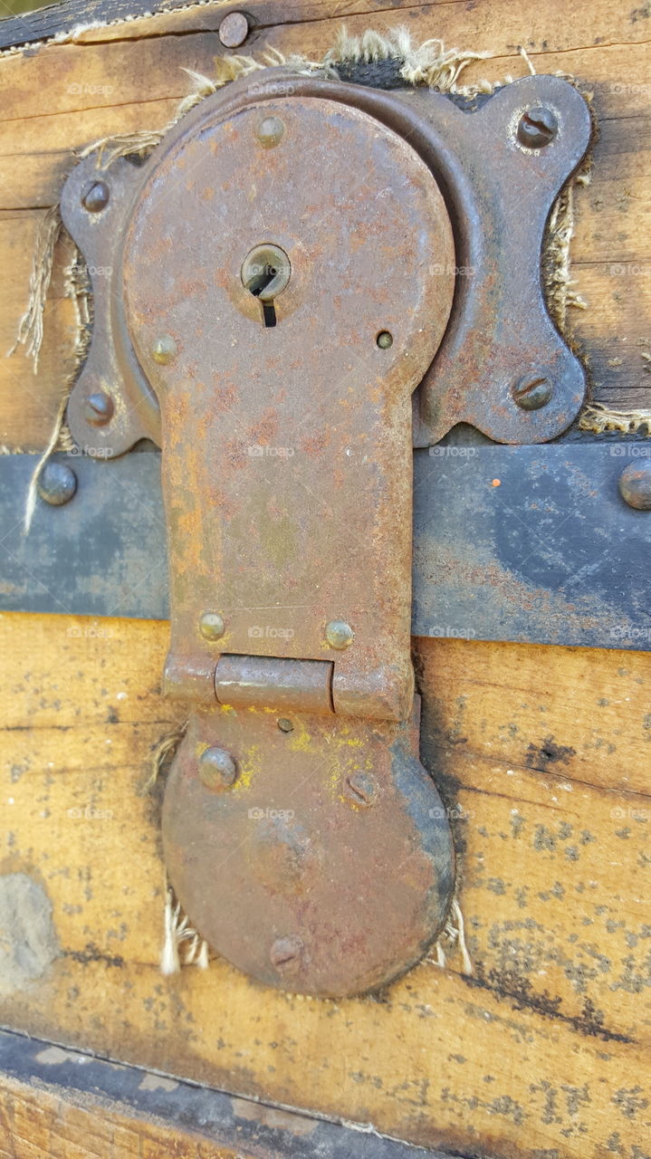 Trunk Lock left to the Elements