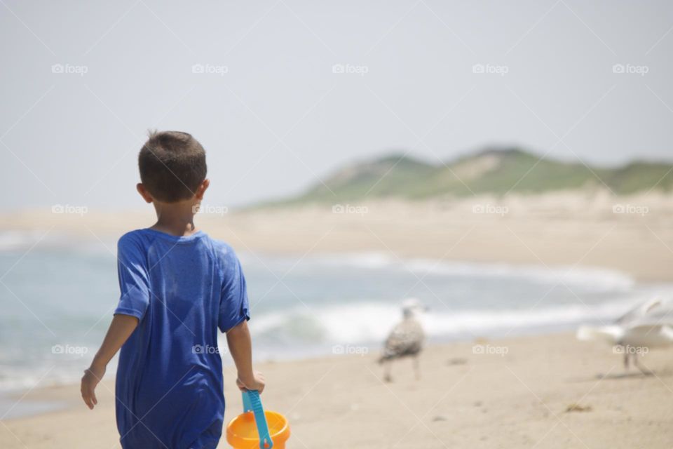 Down at the beach