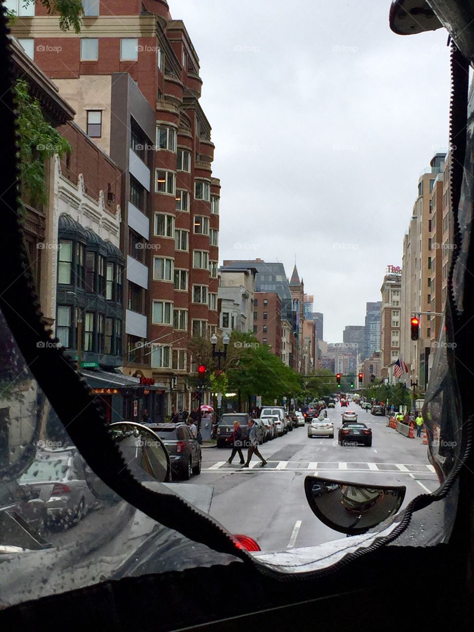 Street view in Boston 