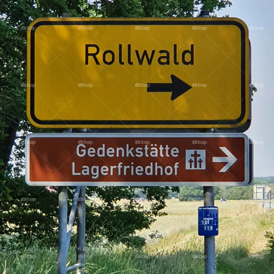 Information sign, Hinweisschild,