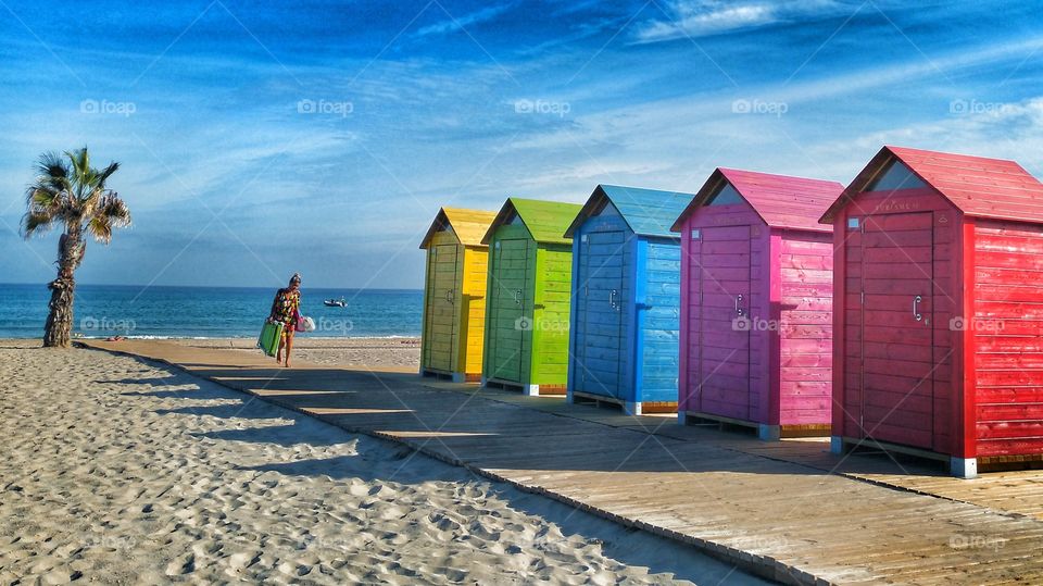 sunday morning beach colours