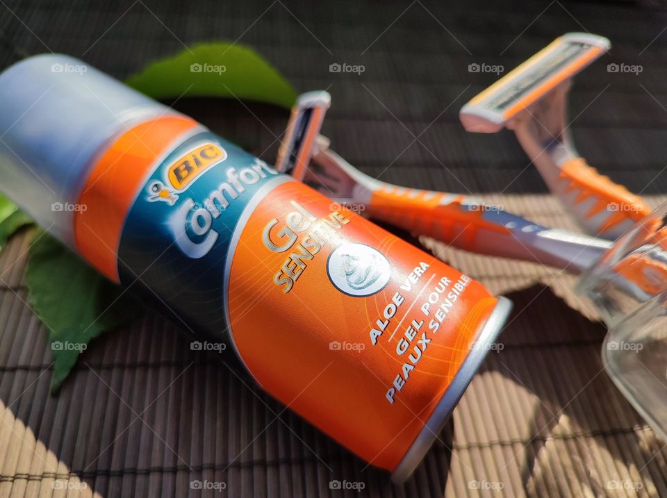 Shaving cream and razors