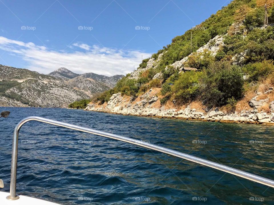 Sailing in Montenegro