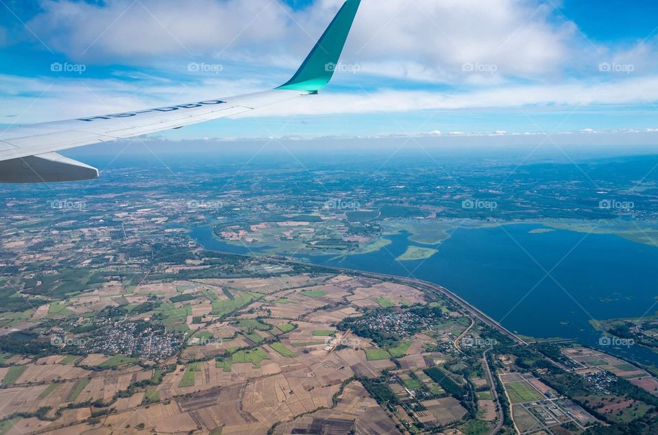 View from the airplane