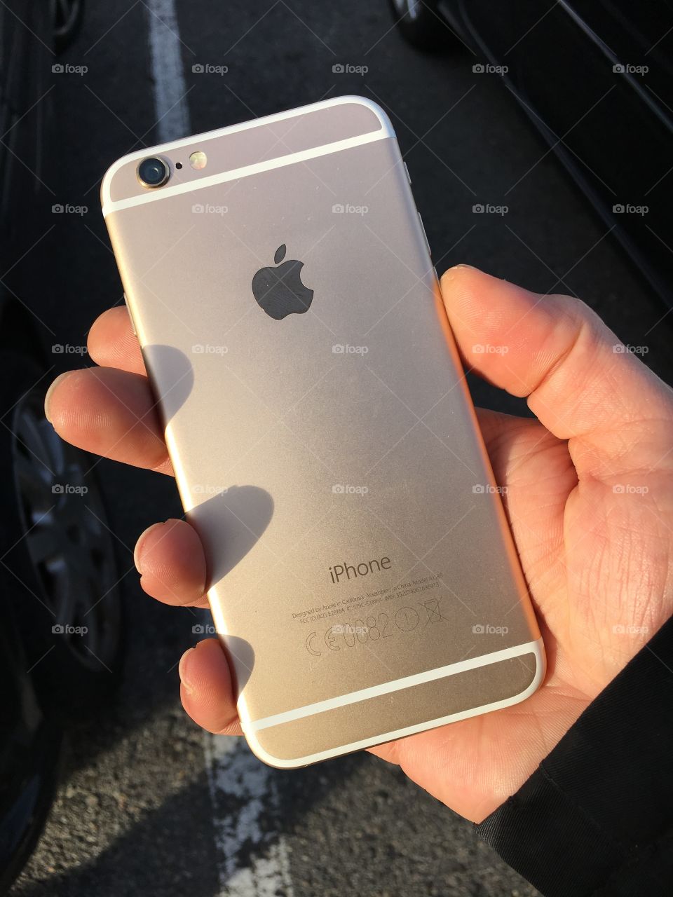 Rear part of Iphone model