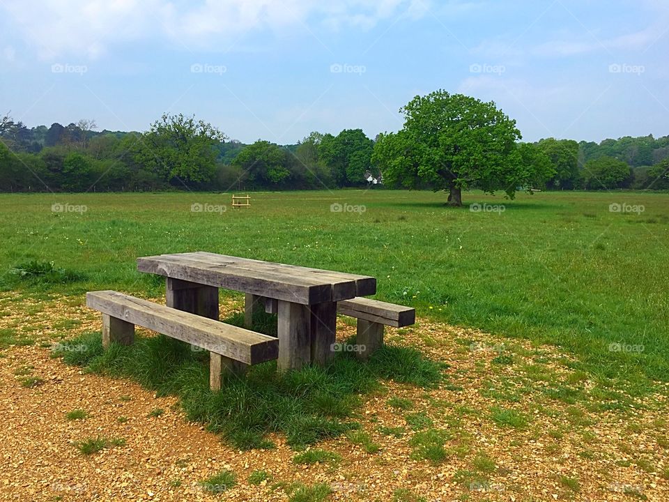 Picnic at a beauty spot
