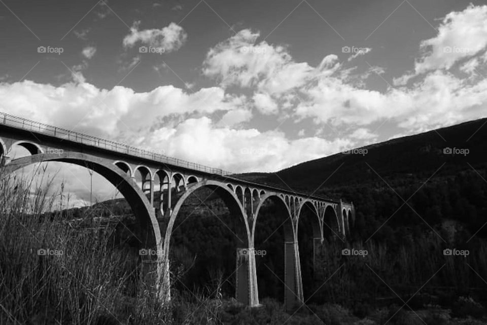 Bridge#sky#clouds#construction