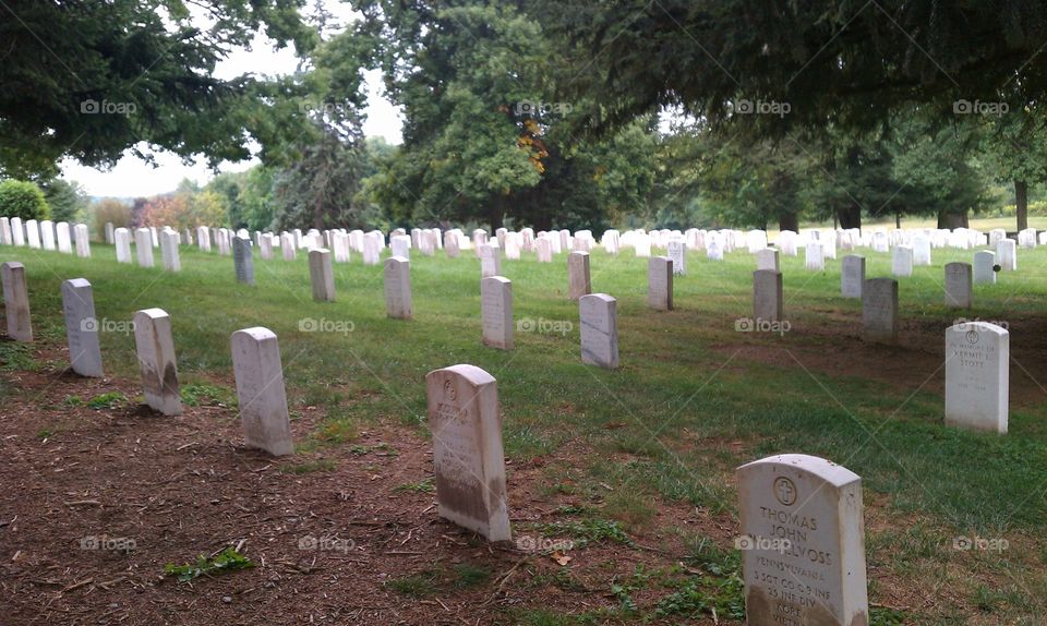 Gettysburg cemetery 