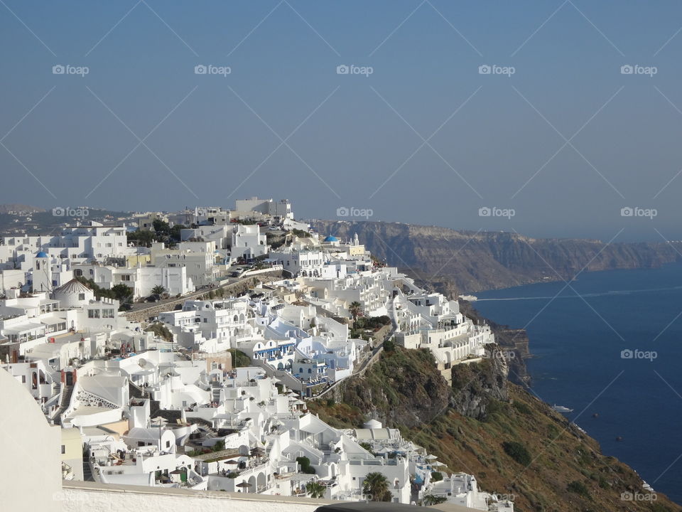 view of Santorini