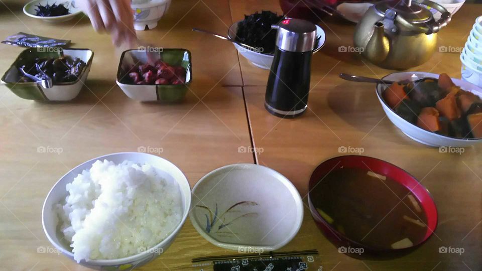 Japan morning
breakfast