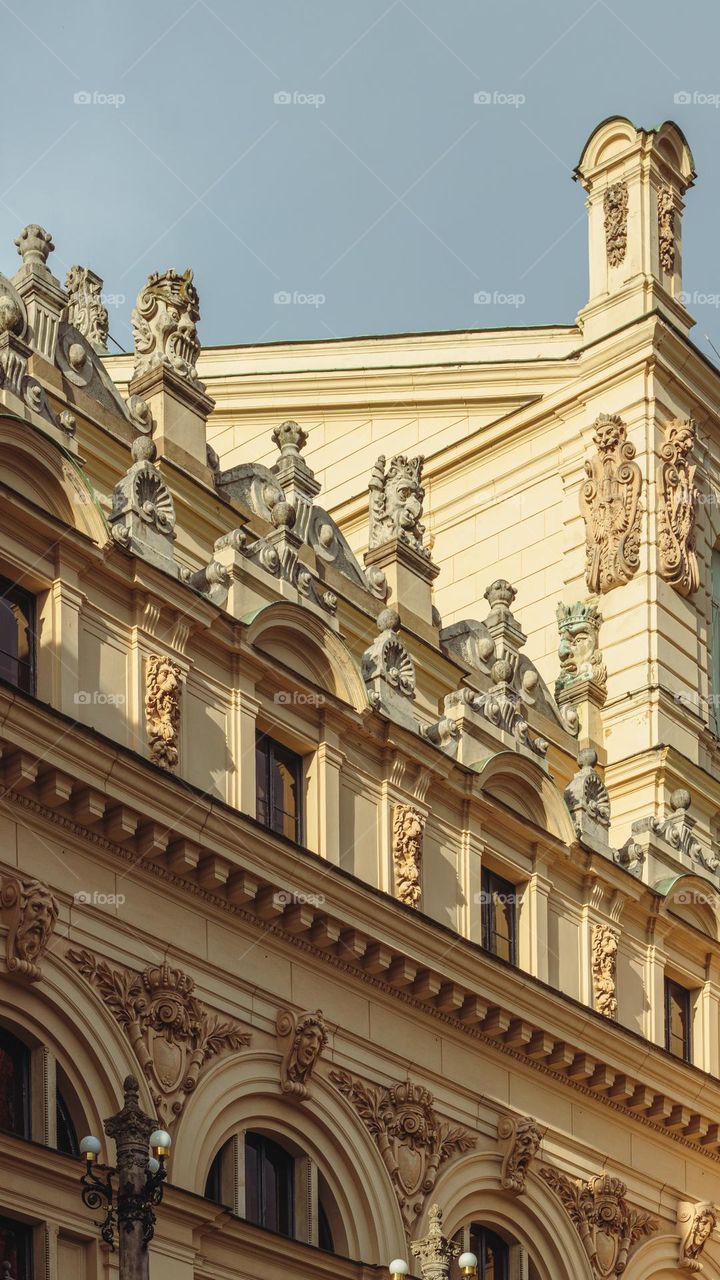 Krakow's beautiful decorated theater