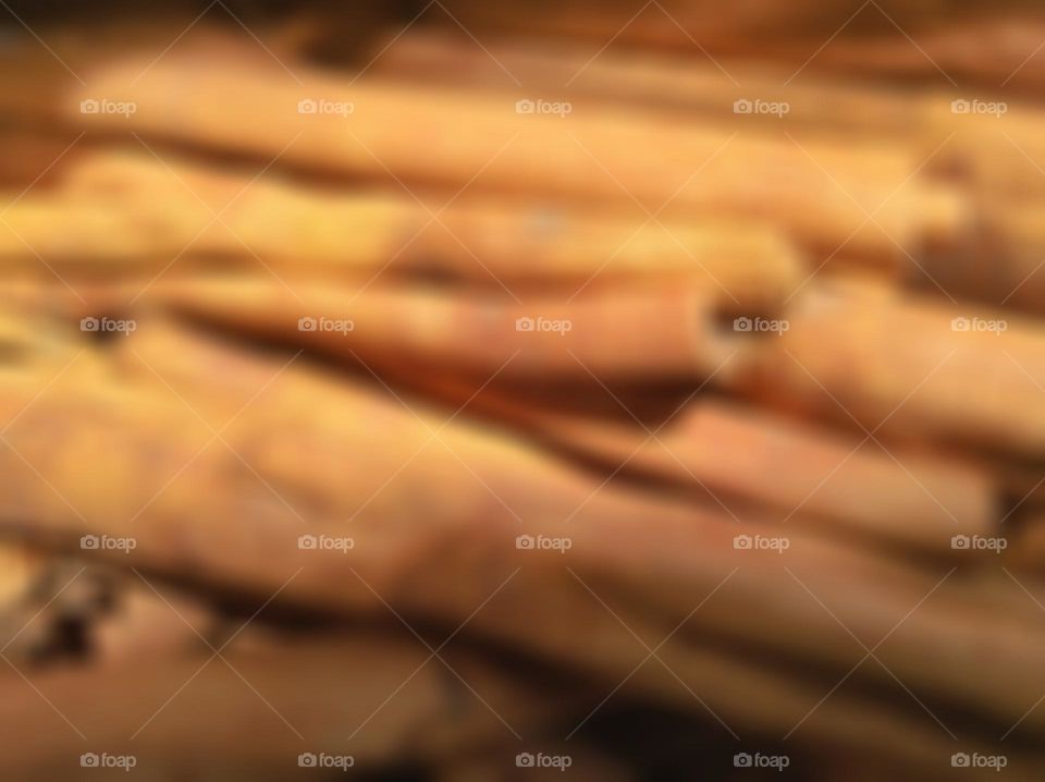 Blurred cinnamon photo