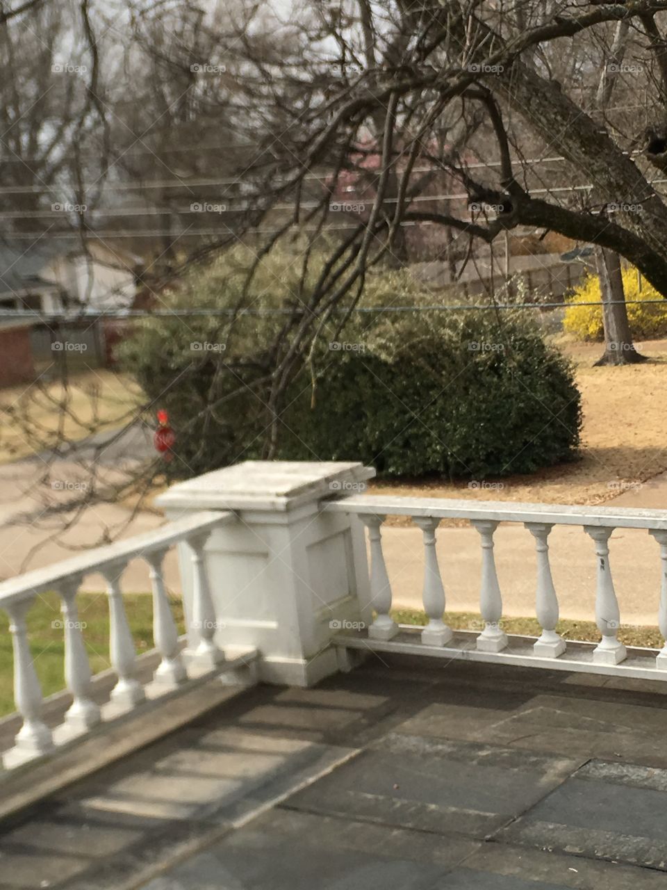 On the second story view