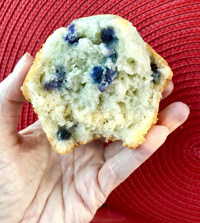 Blueberry Muffin Half