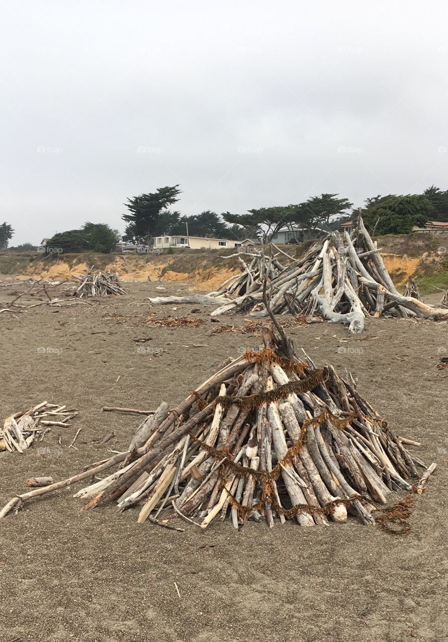 Cambria Driftwood Teepees 
