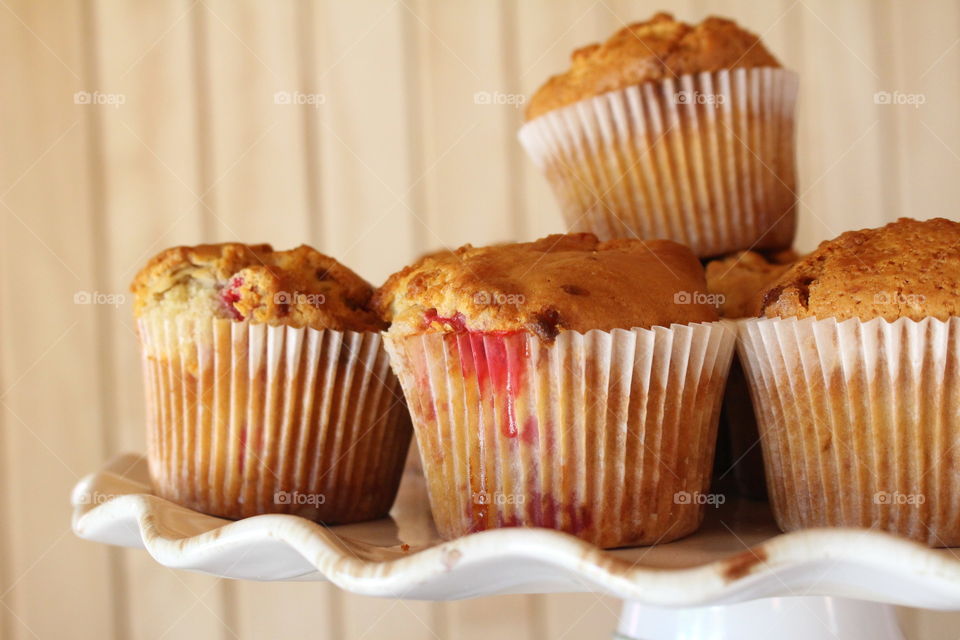 Rasberry muffins.