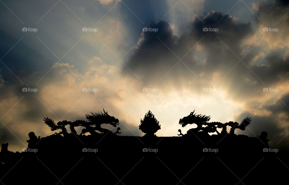 Evening sky in my city