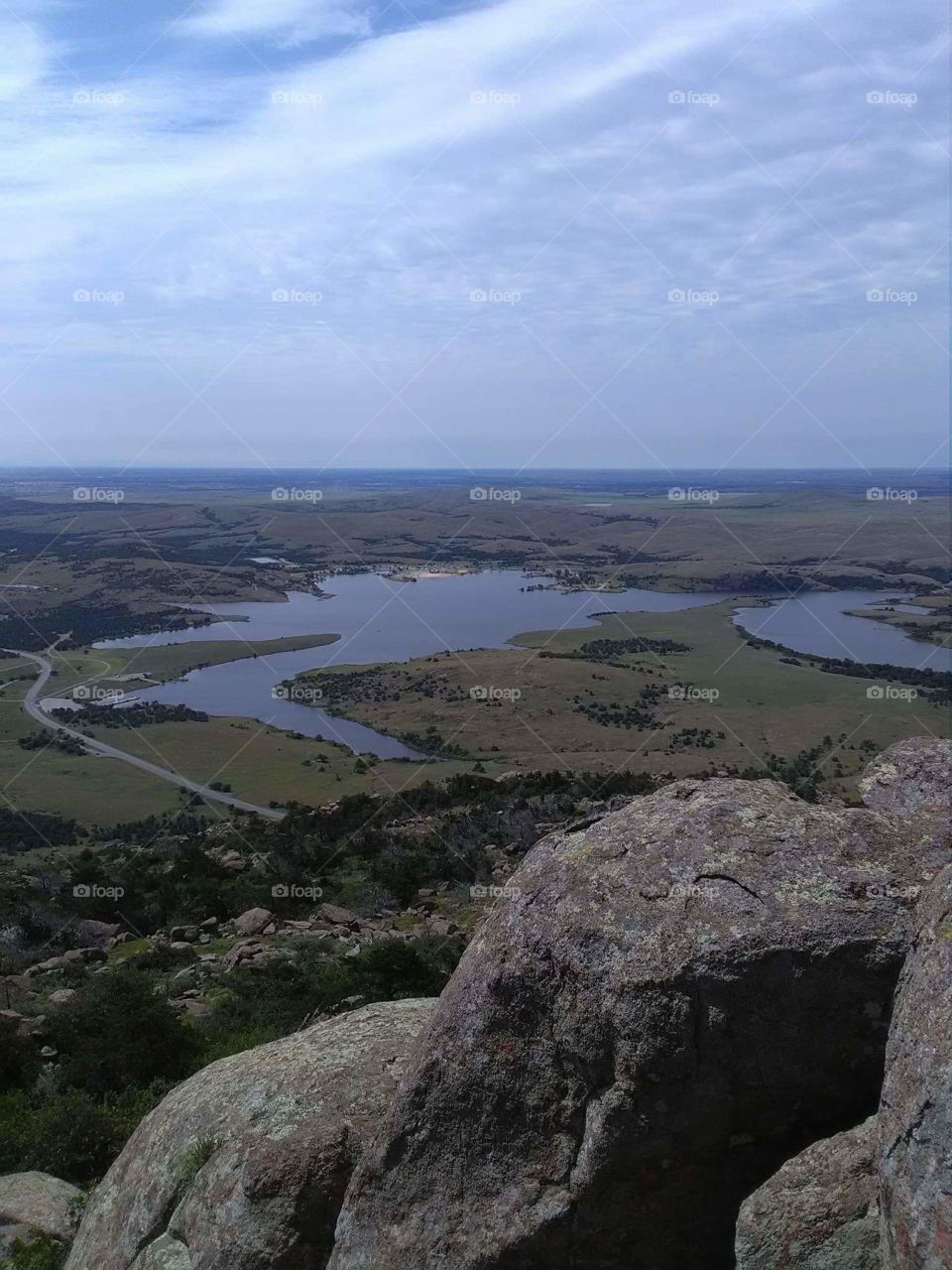 Mountain Top View in Oklahoma