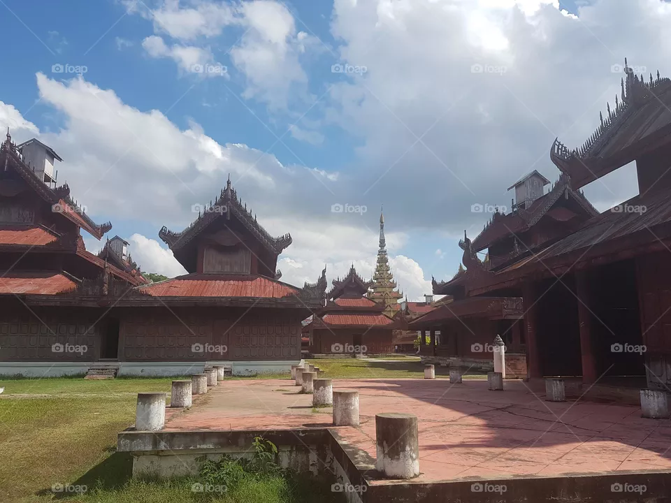 Stroll around the Royal Palace in Mandalay