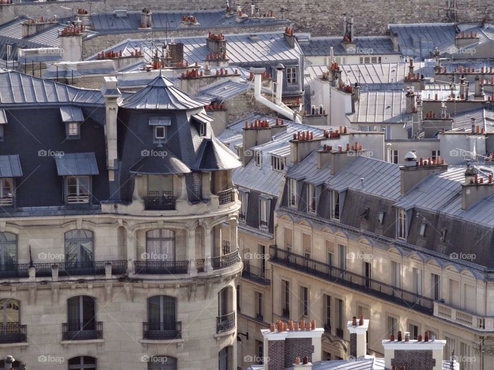 Roofs in Paris