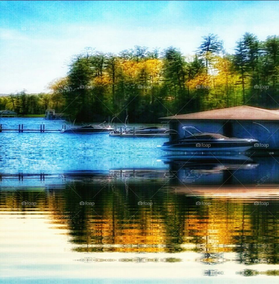 Sunset at the boathouse!