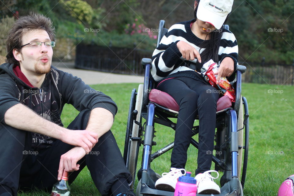 Man, Leisure, Outdoors, Recreation, Grass