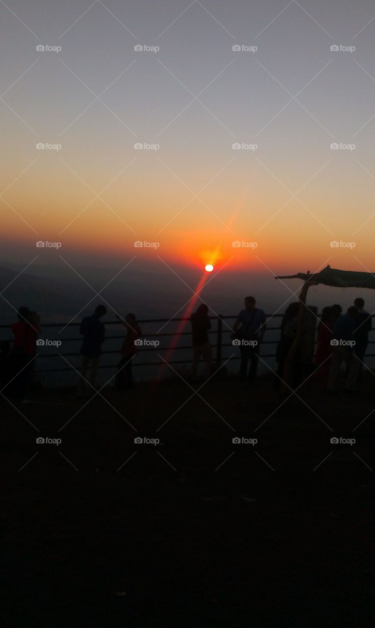 Golden hour moments at saputara india