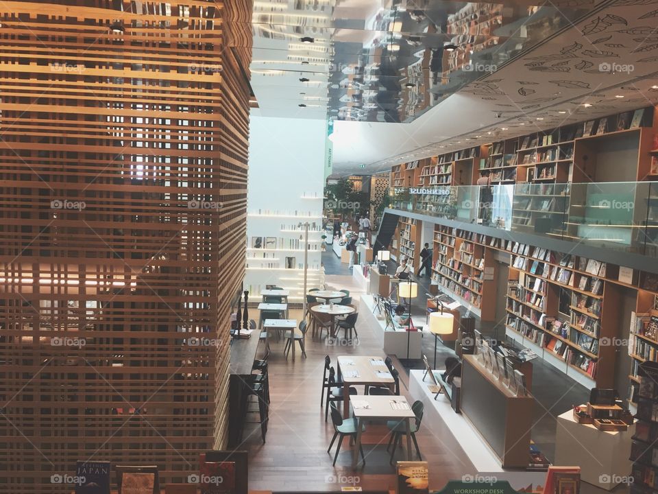 The beautiful bookstore in Bangkok